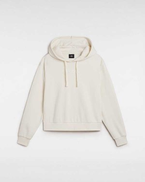 White Women Vans Essential Relaxed Fit Hoodie Australia | VN3647025