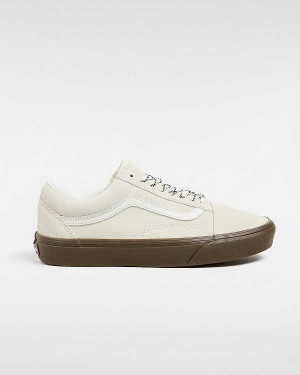 White Women Vans Old Skool Hairy Suede Sneakers Australia | VN7849652