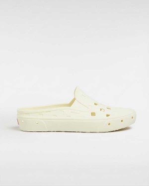 White Women Vans Slip-On TRK Mules Australia | VN5043296