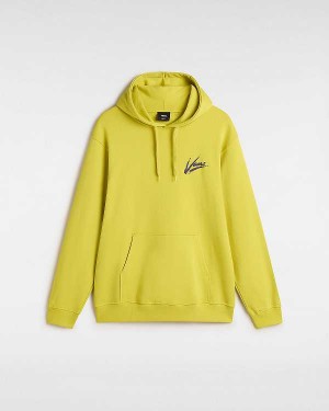 Yellow Men Vans Dettori Loose Hoodie Australia | VN2198670