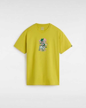 Yellow Men Vans Prankster T Shirts Australia | VN6890412