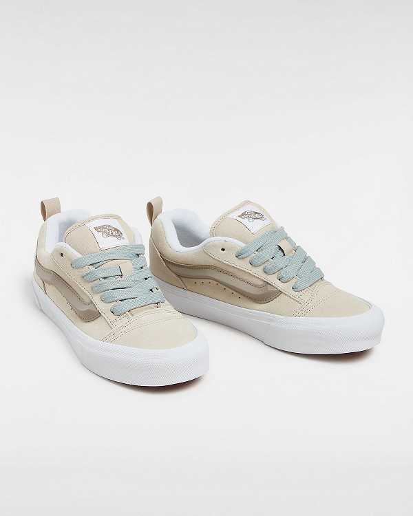 Beige Men Vans Knu Skool Sneakers Australia | VN8214709