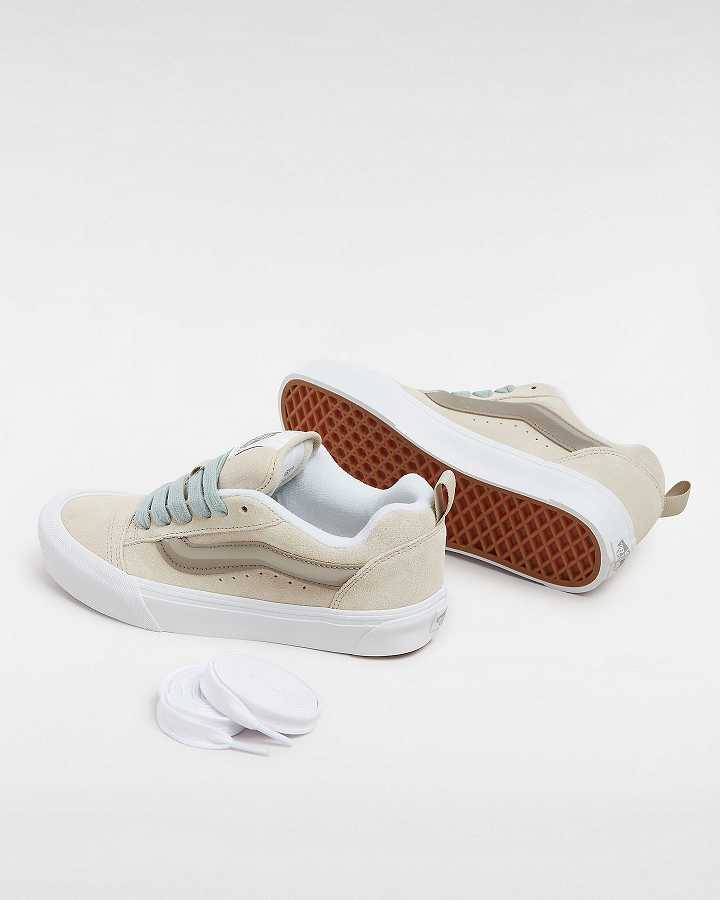 Beige Men Vans Knu Skool Sneakers Australia | VN8214709