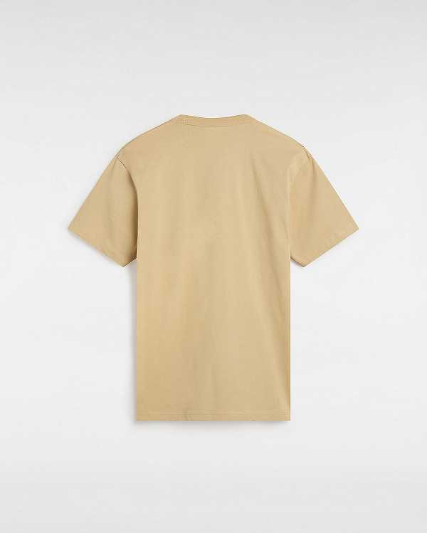 Beige Men Vans Last Remains T Shirts Australia | VN6583704