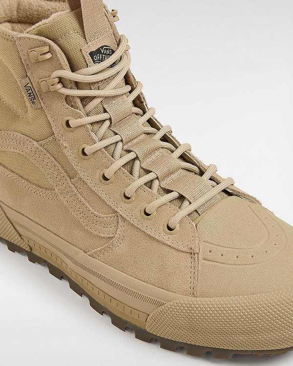 Beige Men Vans Sk8-Hi Gore-tex Shoes Australia | VN2076451