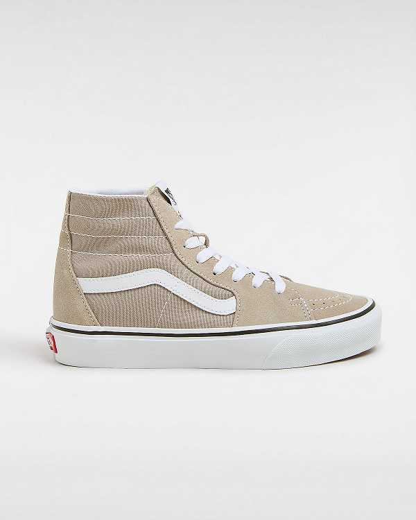 Beige Men Vans Sk8-Hi Tapered Sneakers Australia | VN7503169