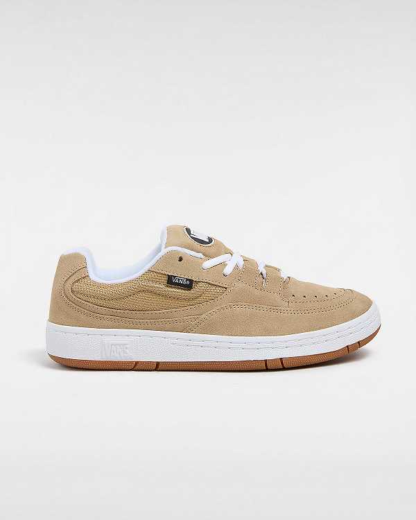 Beige Men Vans Speed LS Skate Shoes Australia | VN7402869