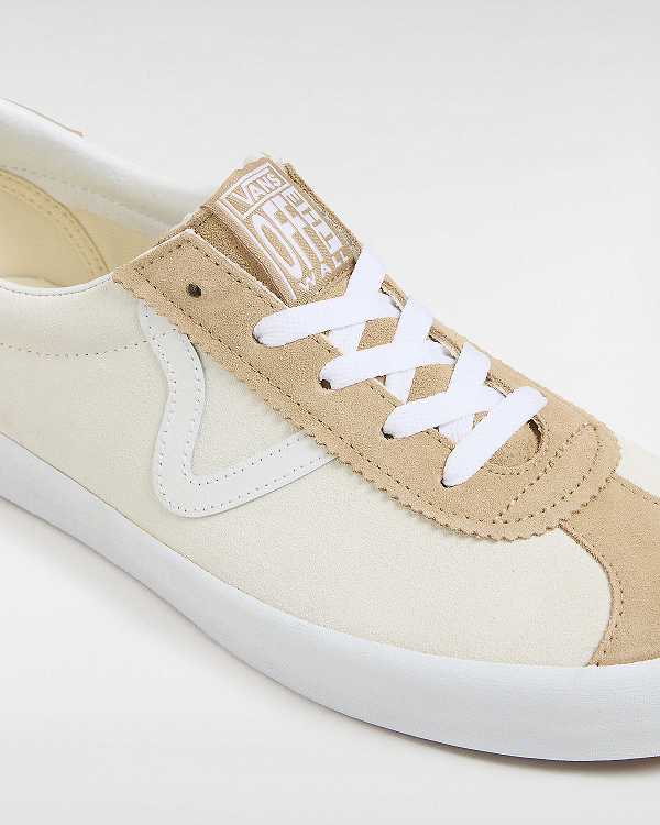 Beige Men Vans Sport Low Suede Sneakers Australia | VN9082713