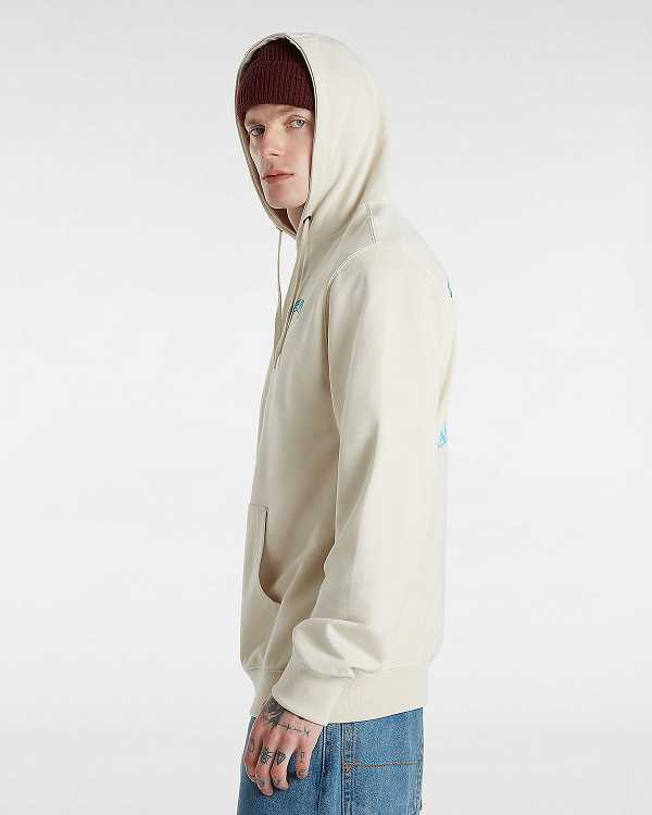 Beige Men Vans True Waves Hoodie Australia | VN6154982