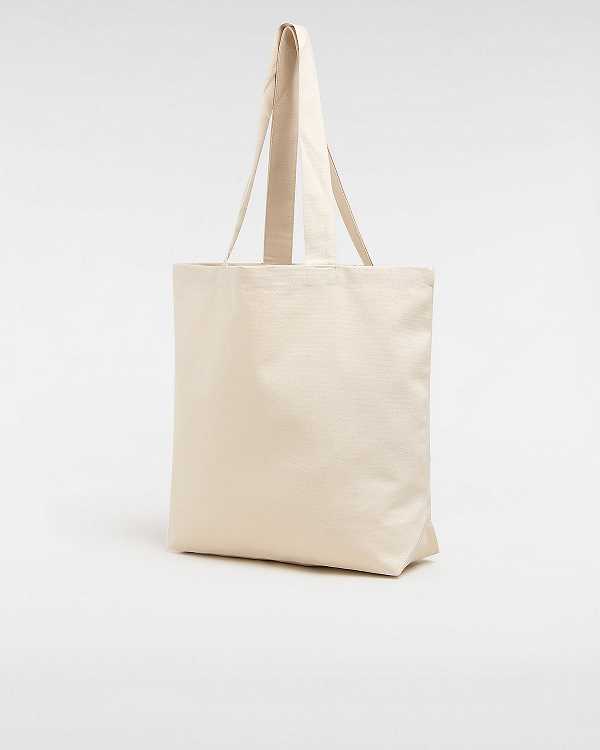 Beige Unisex Vans Box Logo Tote Bag Australia | VN4780396