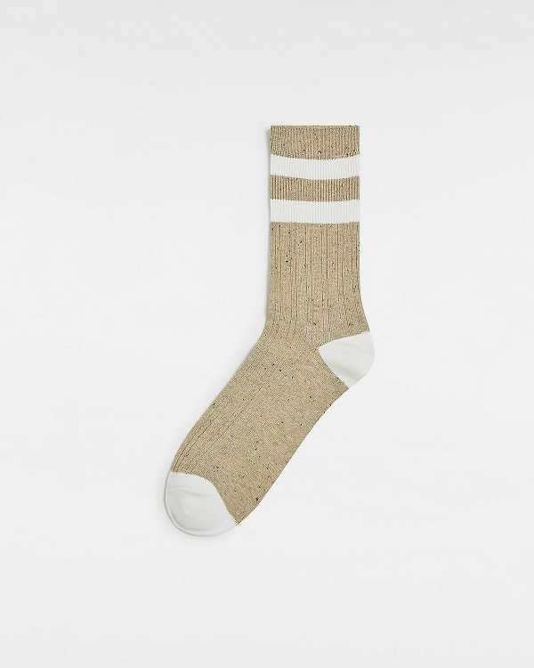 Beige Unisex Vans Classic Crew (1 Pair) Socks Australia | VN0437156