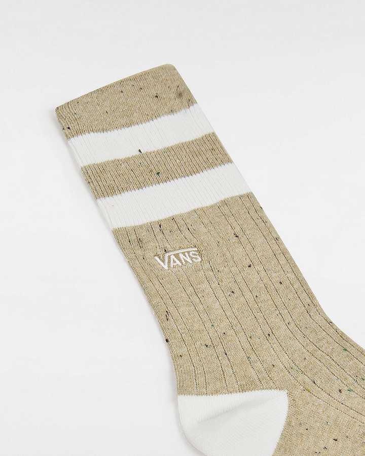 Beige Unisex Vans Classic Crew (1 Pair) Socks Australia | VN0437156