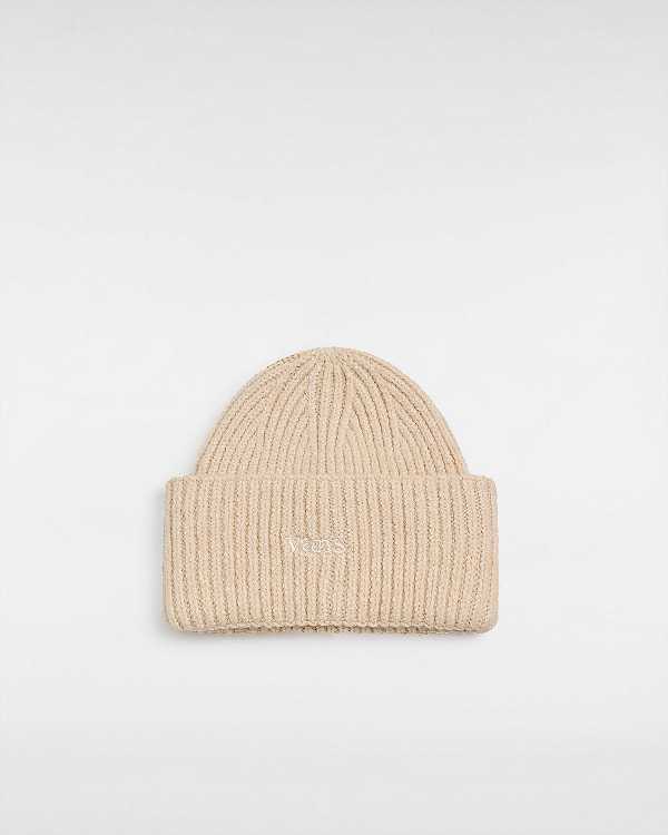 Beige Unisex Vans Densmore Wide Cuff Beanie Australia | VN3064815