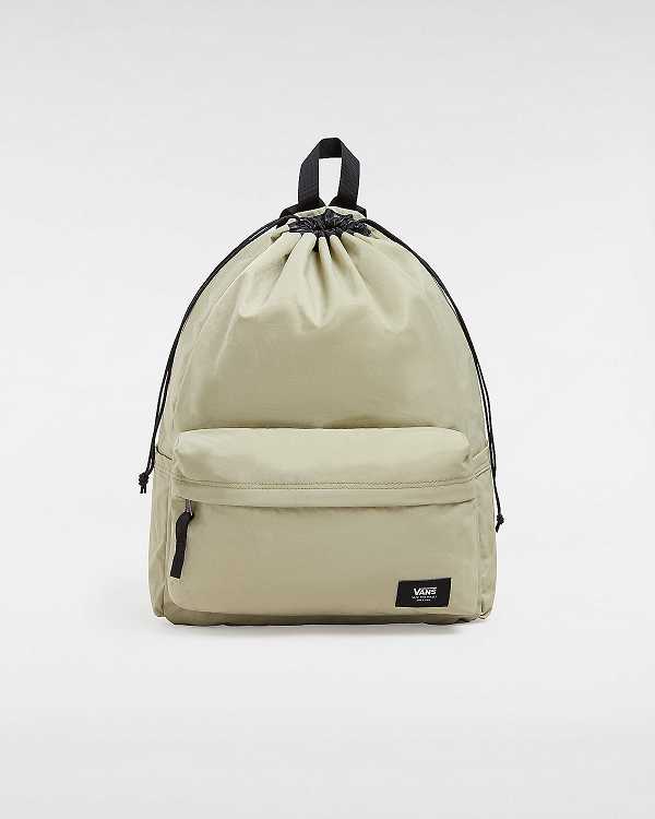 Beige Unisex Vans Old Skool Cinch Backpacks Australia | VN5804219