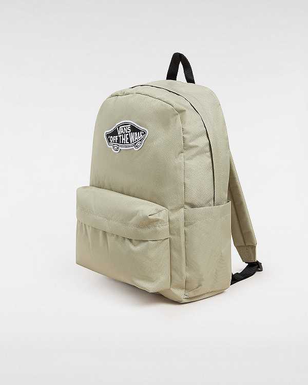 Beige Unisex Vans Old Skool Classic Backpacks Australia | VN2741983