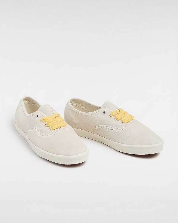 Beige Women Vans Authentic Lowpro Sneakers Australia | VN8625197