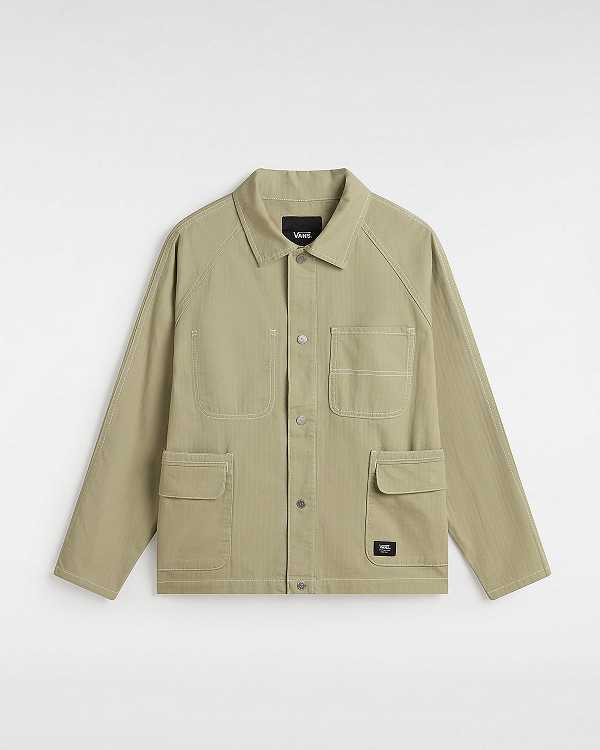 Beige Women Vans Codey Utility Coat Australia | VN6793124