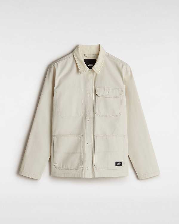 Beige Women Vans Drill Chore Jacket Australia | VN9281345