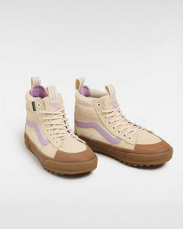 Beige Women Vans MTE Sk8-Hi Waterproof Shoes Australia | VN4759281