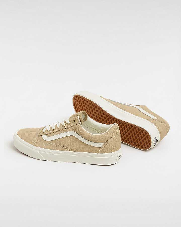 Beige Women Vans Old Skool Sneakers Australia | VN5147062