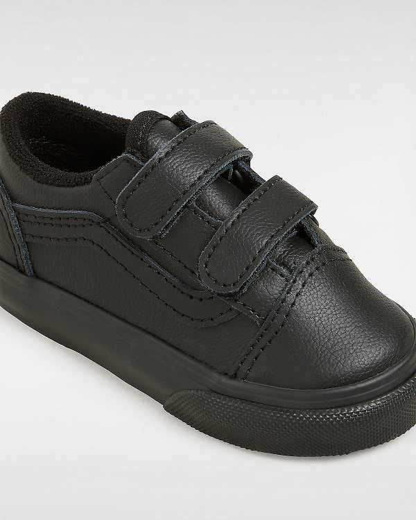 Black Kids' Vans Old Skool (1-4 Years) Sneakers Australia | VN9850746