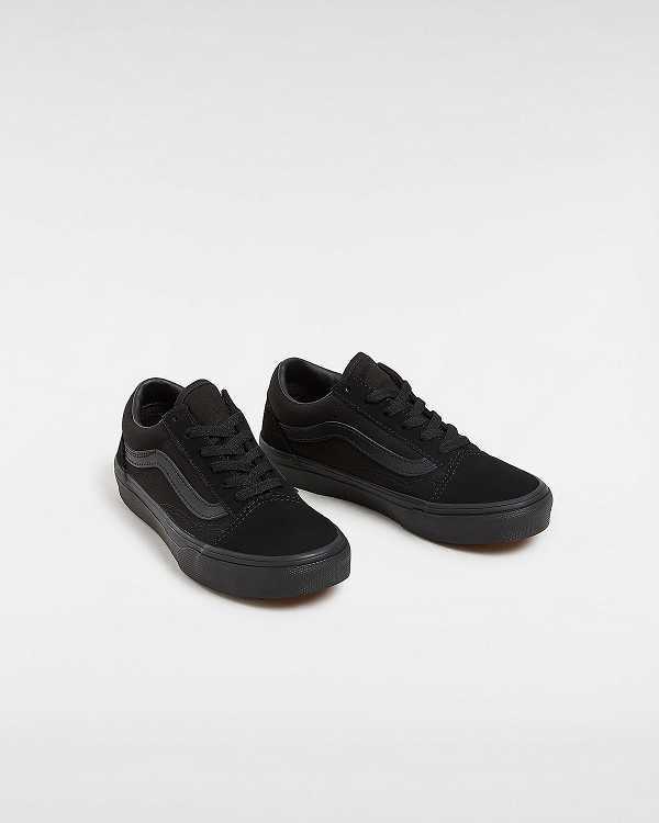 Black Kids' Vans Old Skool (4-8 Years) Skate Shoes Australia | VN4763851