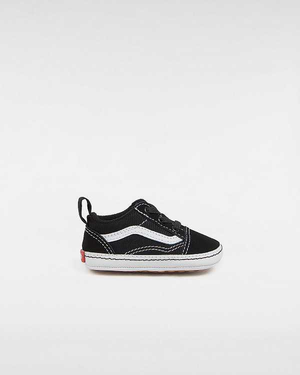 Black Kids\' Vans Old Skool Crib (0-1 year) Sneakers Australia | VN2574018