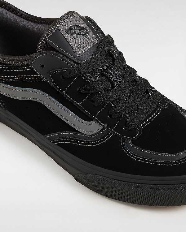 Black Kids' Vans Rowley Classic (8-14 Years) Sneakers Australia | VN7356481