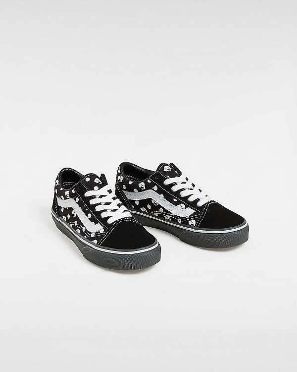 Black Kids' Vans Vans X Papergirl Old Skool (4-8 Years) Sneakers Australia | VN0587962