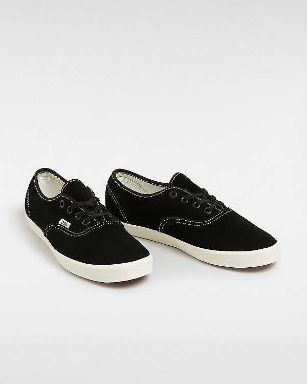 Black Men Vans Authentic Lowpro Suede Sneakers Australia | VN4390871