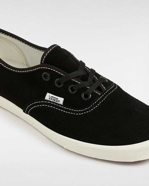 Black Men Vans Authentic Lowpro Suede Sneakers Australia | VN4390871