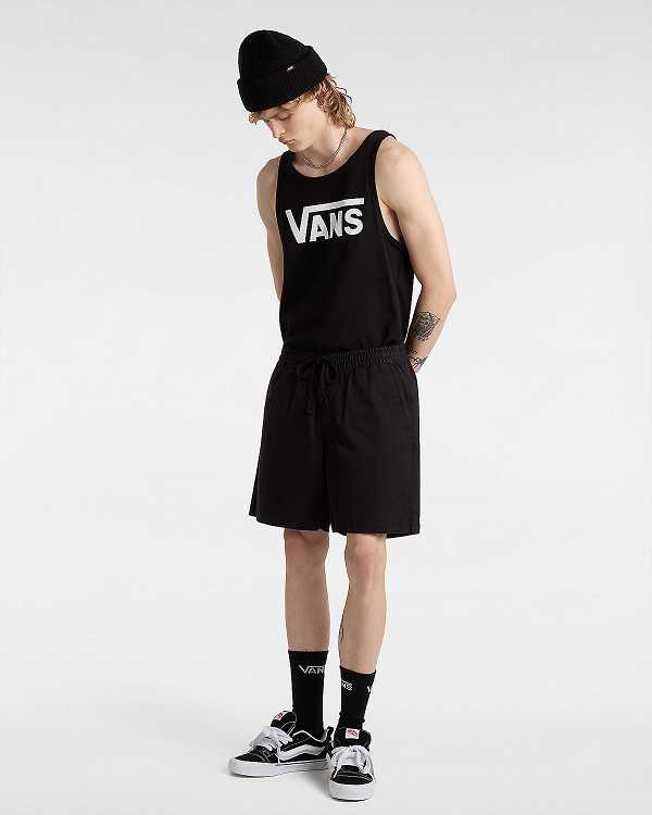 Black Men Vans Classic Tank Top Australia | VN2940631