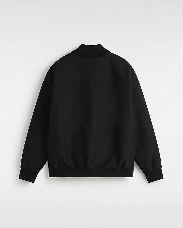 Black Men Vans Clifton Down Bomber Jackets Australia | VN6812073