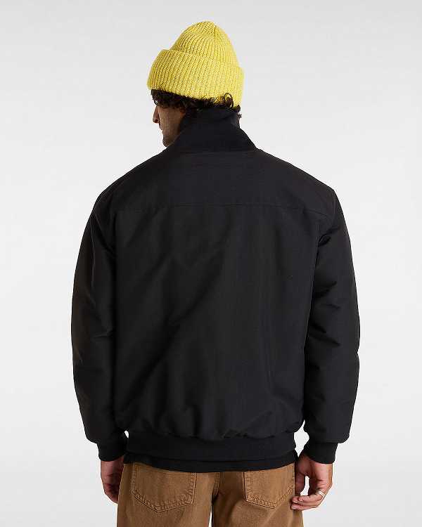 Black Men Vans Clifton Down Bomber Jackets Australia | VN6812073