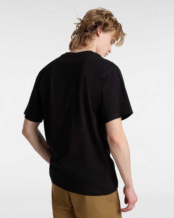 Black Men Vans Essential Loose T Shirts Australia | VN7814259