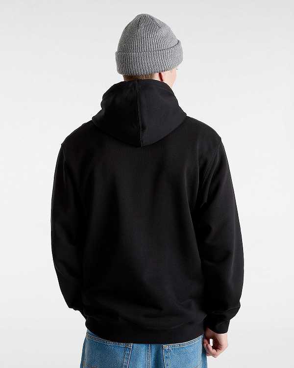 Black Men Vans Global Line Loose Hoodie Australia | VN6087134