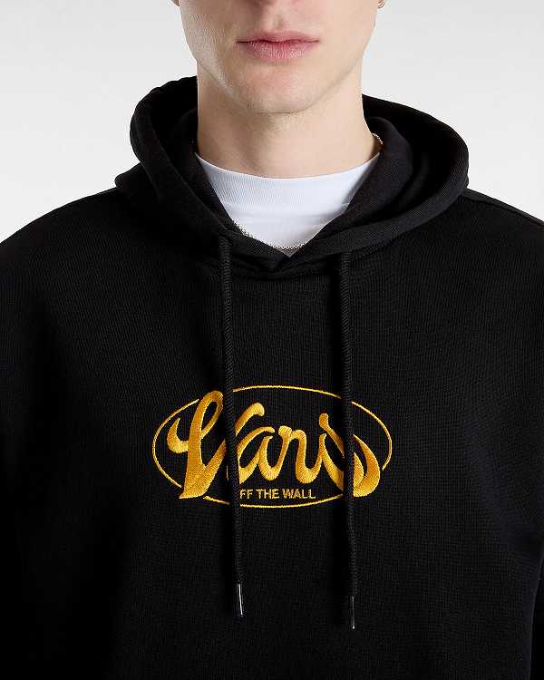 Black Men Vans Global Line Loose Hoodie Australia | VN6087134