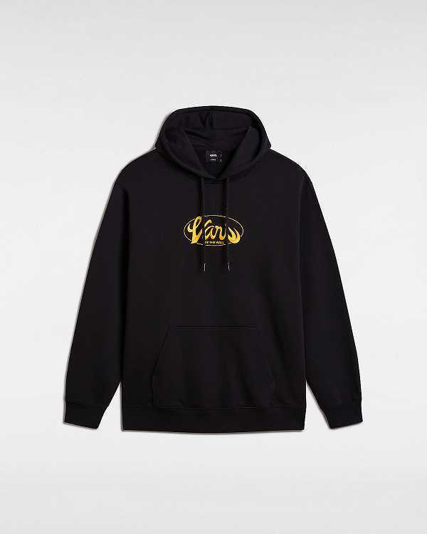 Black Men Vans Global Line Loose Hoodie Australia | VN6087134