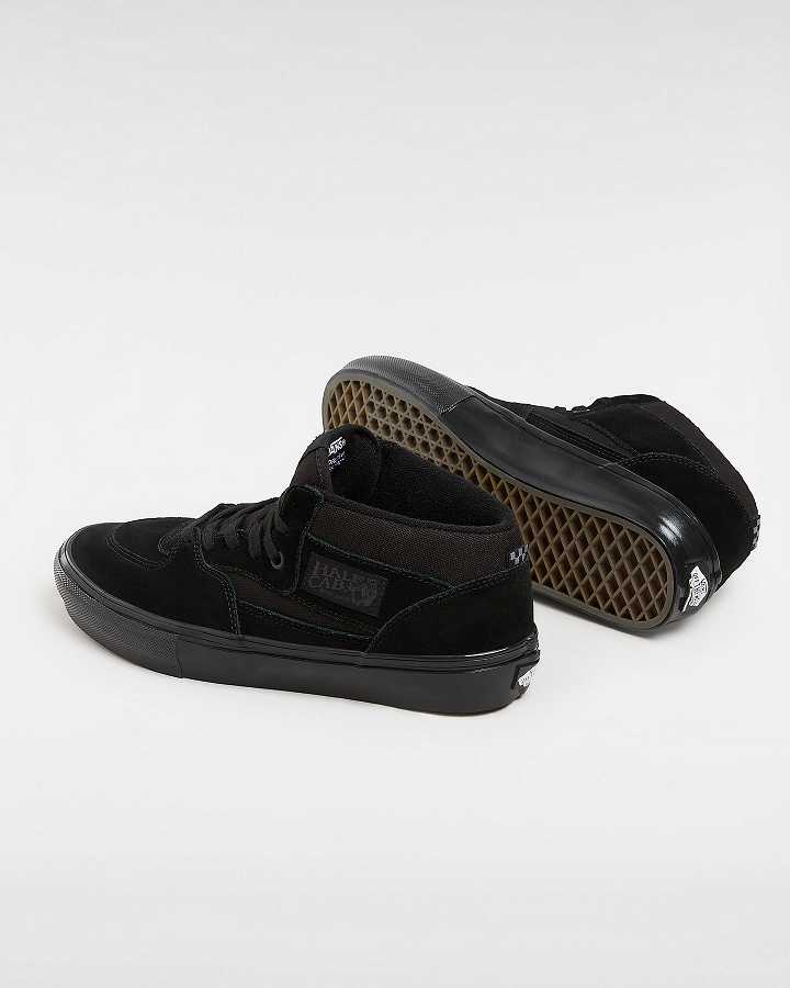 Black Men Vans Half Cab Skate Shoes Australia | VN1972803