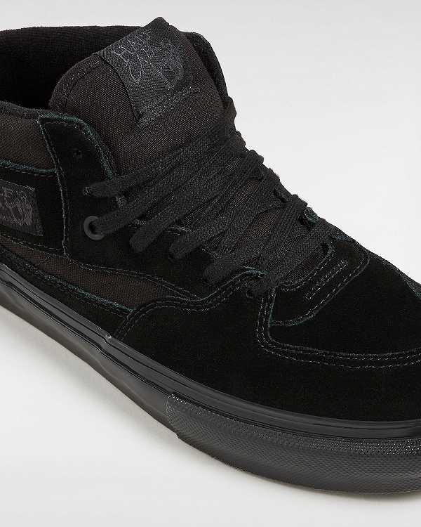 Black Men Vans Half Cab Skate Shoes Australia | VN1972803