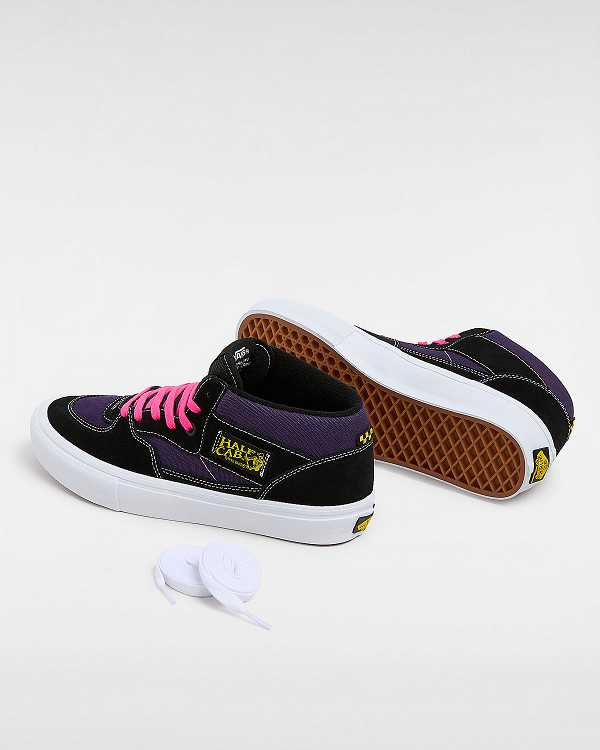 Black Men Vans Half Cab Skate Shoes Australia | VN2164035