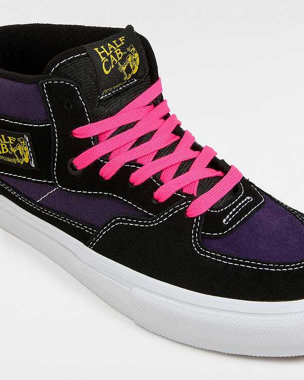 Black Men Vans Half Cab Skate Shoes Australia | VN2164035