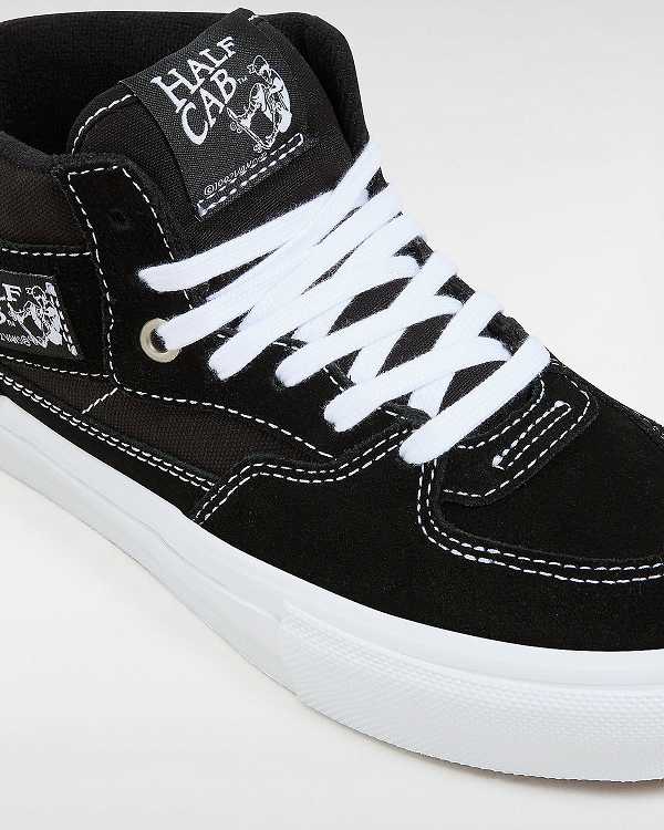 Black Men Vans Half Cab Skate Shoes Australia | VN6427185