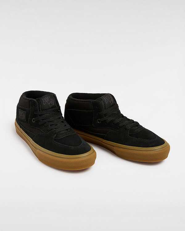 Black Men Vans Half Cab Skate Shoes Australia | VN9214357