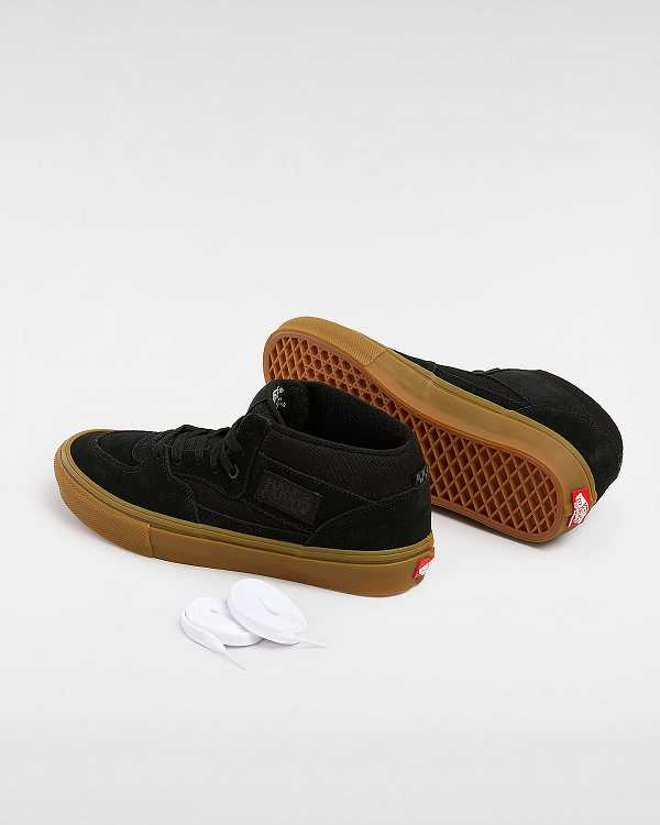 Black Men Vans Half Cab Skate Shoes Australia | VN9214357