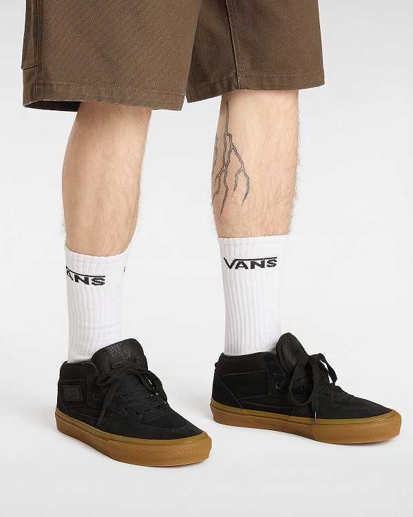 Black Men Vans Half Cab Skate Shoes Australia | VN9214357