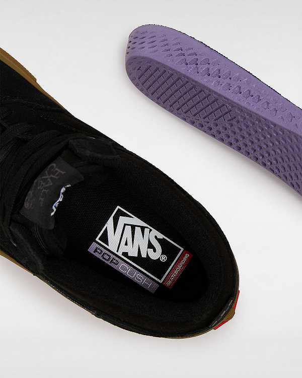 Black Men Vans Half Cab Skate Shoes Australia | VN9214357