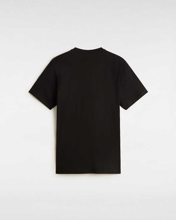 Black Men Vans Hi Stretch T Shirts Australia | VN0813652