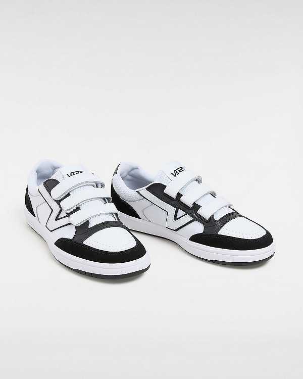 Black Men Vans Lowland ComfyCush Hook And Loop Tennis Shoes Australia | VN5902637