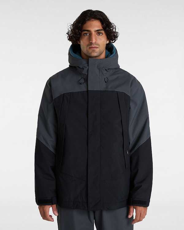 Black Men Vans MTE Hellbound Snowboard Jacket Australia | VN7280439